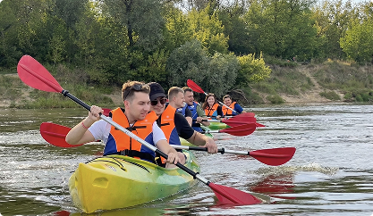 Kajaki na rzece